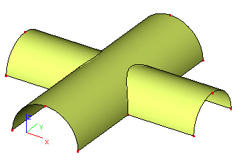 Intersection of two shells