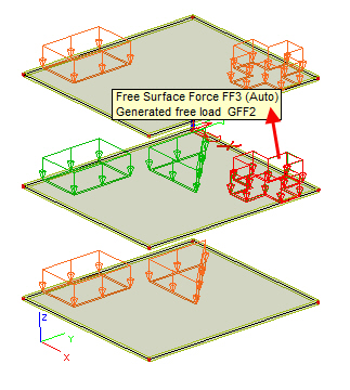 Get Load Graphic Examples Input, display and modification of free loads