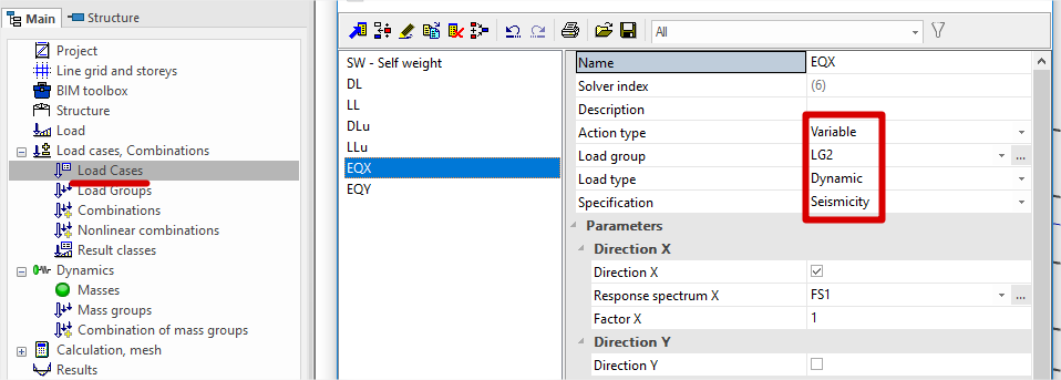 Soil in calculation