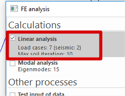 Soil in calculation