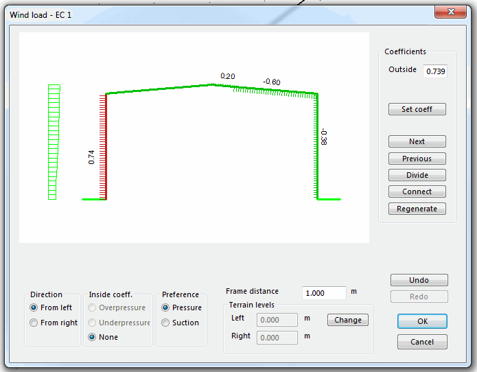 Wind Load Inventor Adjusting the wind generator parameters