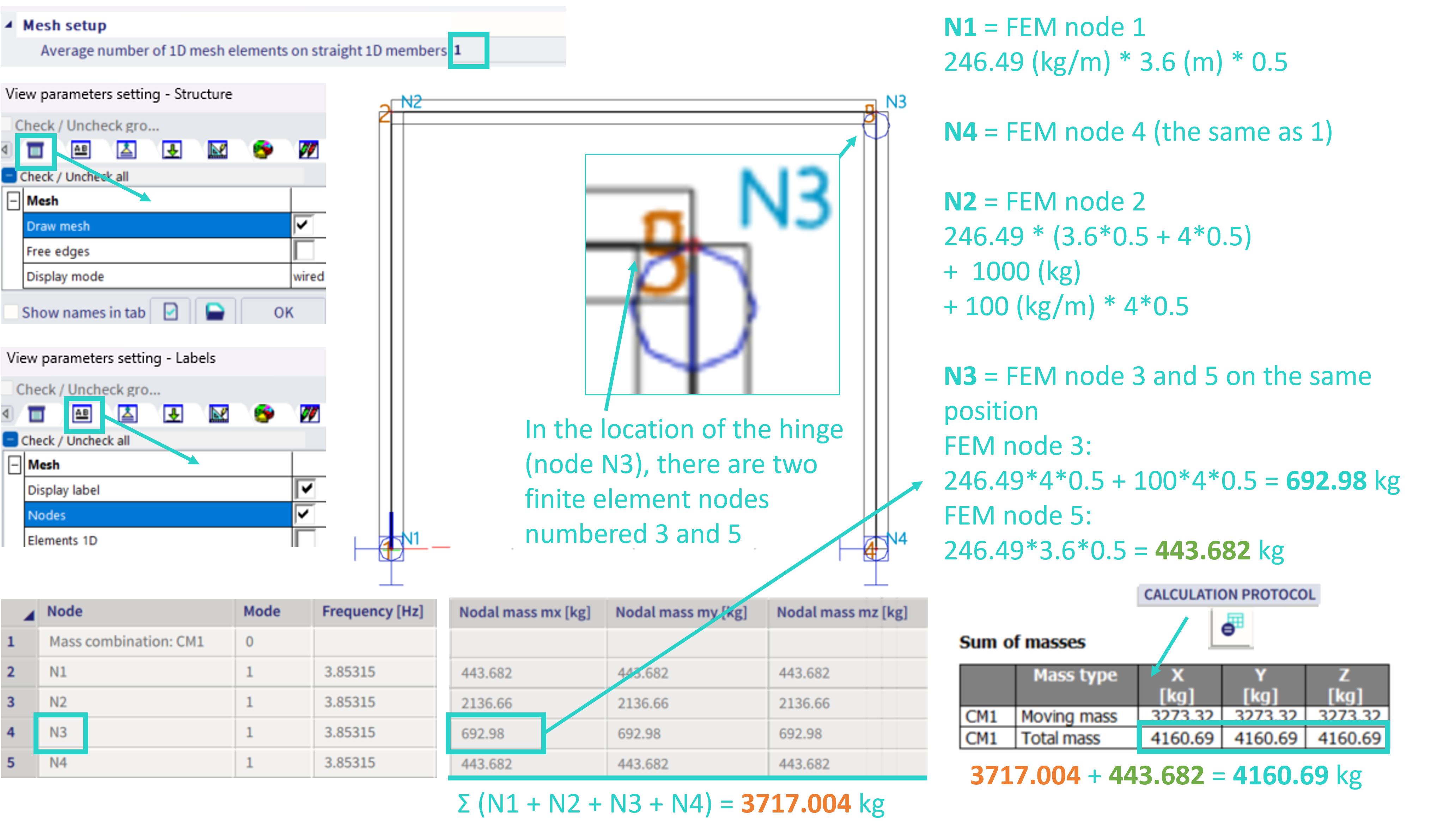 Node Level Dynamic Dynamic load cases